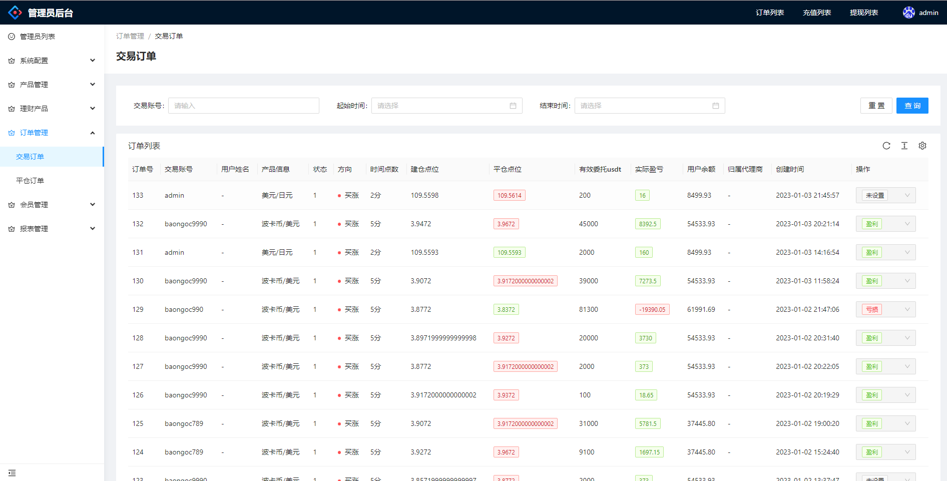 多语言微交易系统/外汇虚拟币贵金属微盘源码/新增群控单控/前端vue444-18