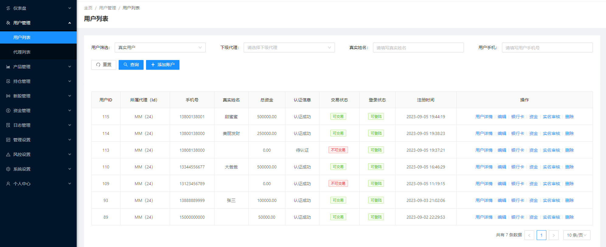 JAVA高端新版双融/大宗抢筹/沪深京港美股票/新股/挂单/双融交易/策略融资623-11