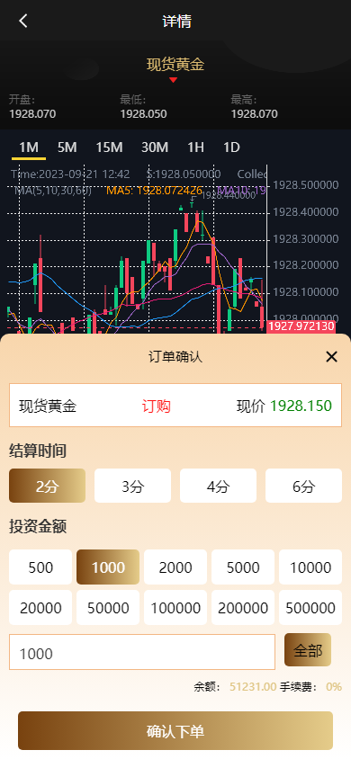 运营版微盘系统/期货黄金白银交易/微交易源码/代理后台649-5