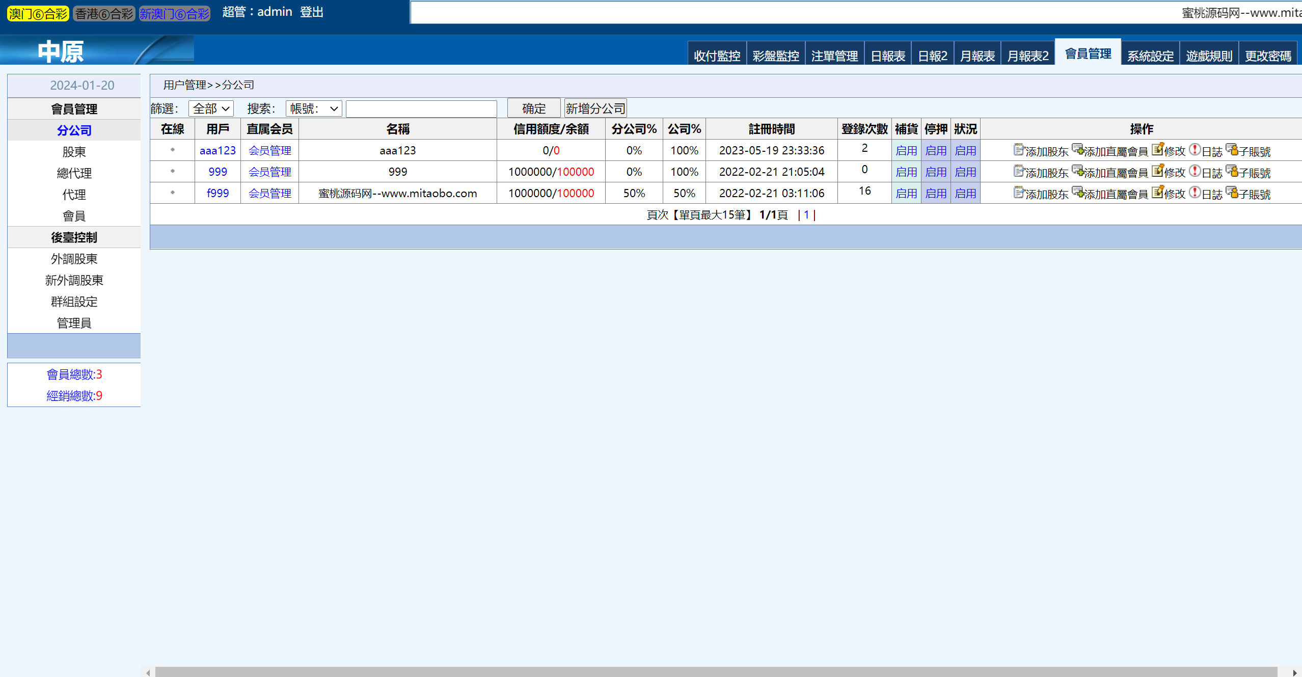 三合一中原OA信用盘/完整运营版本+搭建教程-9